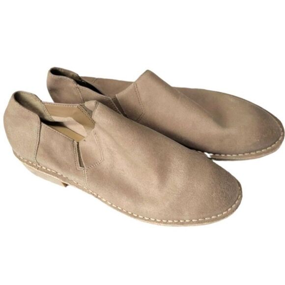 Kenneth Cole Reaction Ankle Leather Booties Womens Size‎ 9 Tan Round Toe - Picture 1 of 7